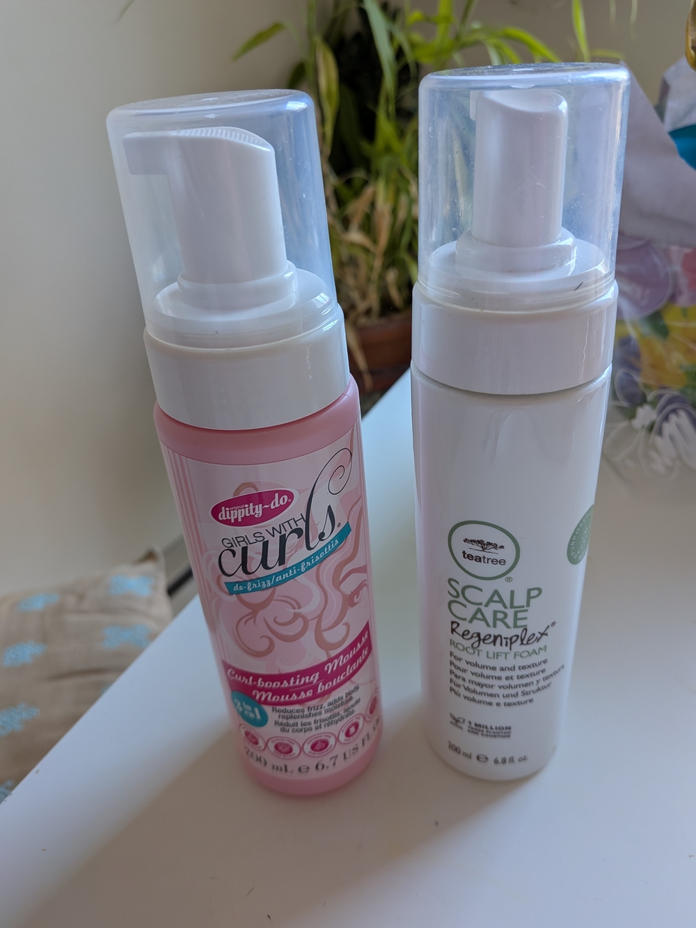 Hair Care Bundle: Tea Tree Root Lift + Dippity-Do Curl Mousse (95%+ Full)